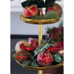 Julekugle dr�be Winter red gold fra GreenGate med mange andre julekugler - Tinashjem