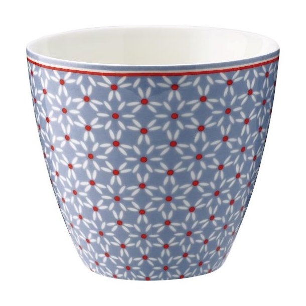 Juno Dusty Blue latte cup fra GreenGate - Tinashjem