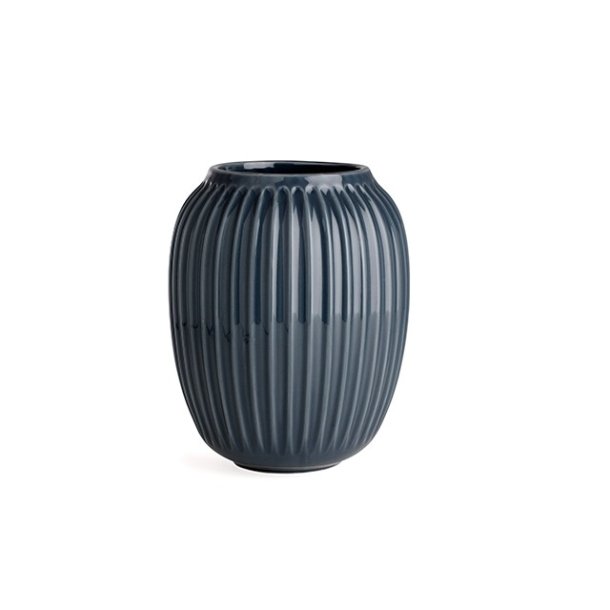 K�hler Hammersh�i vase antracitgr� h�jde 20 cm - Tinashjem