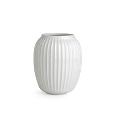 K�hler Hammersh�i vase hvid h�jde 20 cm - Fransenhome