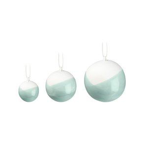 K�hler Nobili dekorationskugler 3 pak jadegr�n - Fransenhome