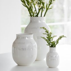 K�hler Omaggio vase perlemor h�jde 30,5 cm tre st�rrelser - Fransenhome