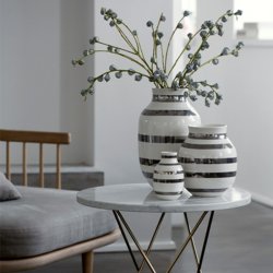 K�hler Omaggio vase s�lv 3 forskellige p� bord - Fransenhome