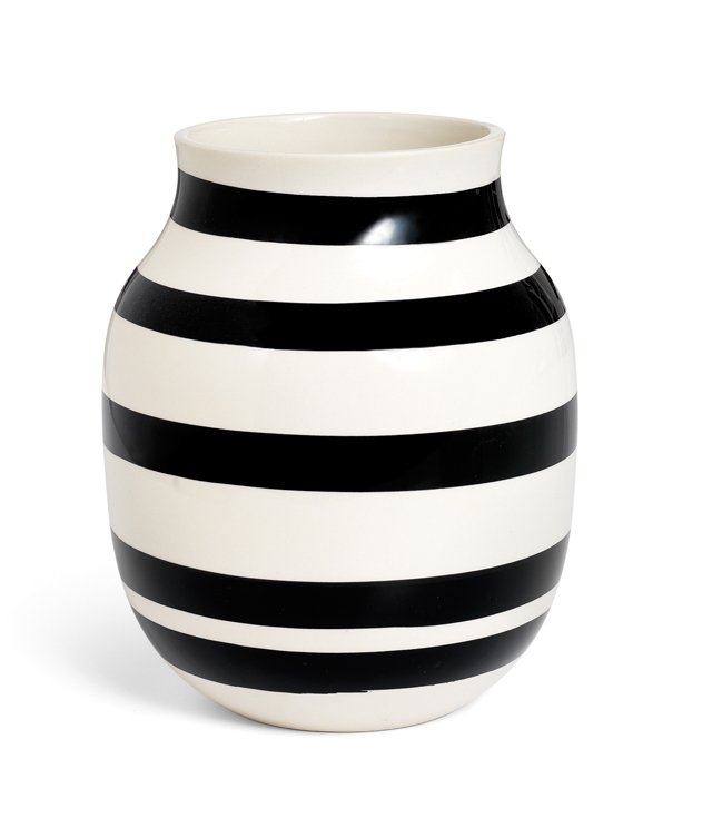 K�hler Omaggio vase sort 20 cm - Fransenhome