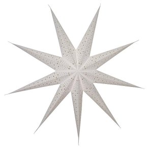 Lampesk�rm Star hvid XL fra GreenGate - Tinashjem