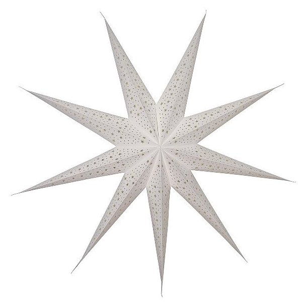 Lampesk�rm Star hvid XL fra GreenGate - Tinashjem