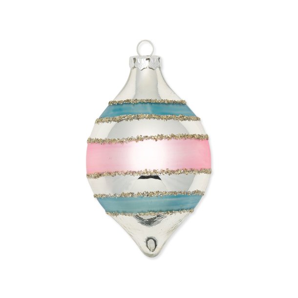 Julekugle dr�be Laura pale blue fra GreenGate - Tinashjem