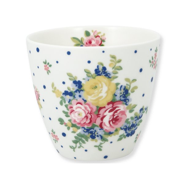 Laura White latte cup fra GreenGate - Tinashjem
