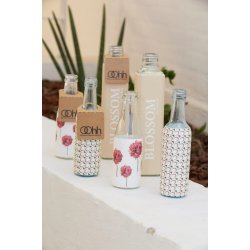 L�bech Living flaske med Maximus print Blossom p� hylde - Fransenhome