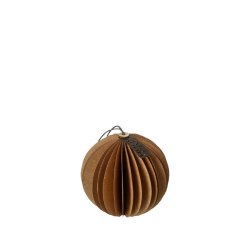 L�bech Living jule kugler - x-mas decoration ball - natur h�jde 9 cm - Fransenhome
