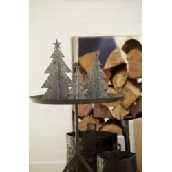 L�bech Living juletr� - felt x-mas tree - gr� h�jde 15 cm