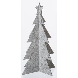 L�bech Living juletr� - felt x-mas tree - gr� h�jde 25 cm - Fransenhome