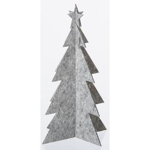 L�bech Living juletr� - felt x-mas tree - gr� h�jde 25 cm - Fransenhome