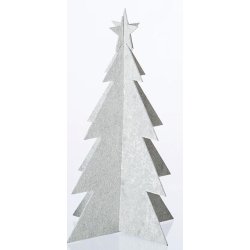 L�bech Living juletr� - felt x-mas tree - hvid h�jde 25 cm - Fransenhome