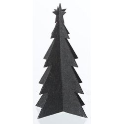 L�bech Living juletr� - felt x-mas tree - sort h�jde 15 cm - Fransenhome
