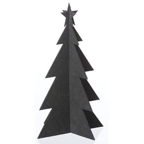 L�bech Living juletr� - felt x-mas tree - sort h�jde 25 cm - Fransenhome