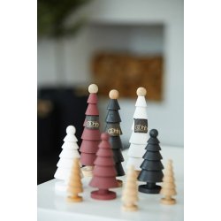 L�bech Living juletr�er sort 3 stk. flere farver - Fransenhome