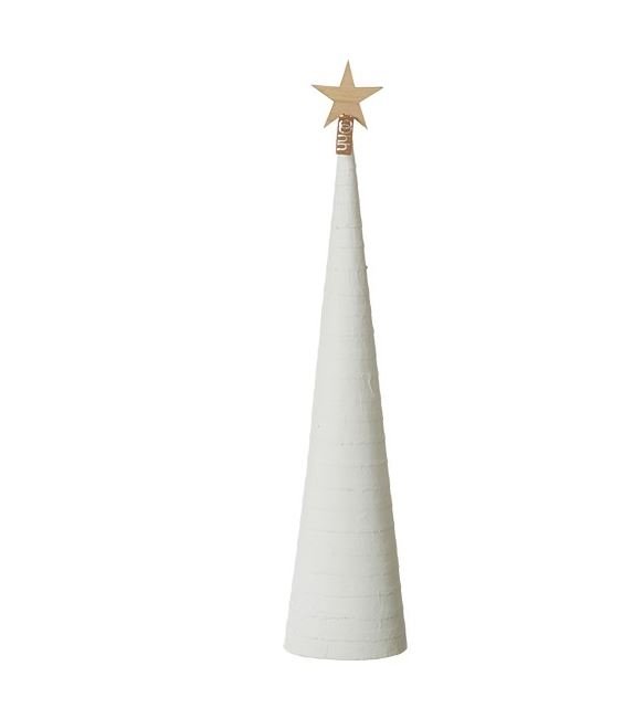 L�bech Living juletr� Snow cone hvid h�jde 49 cm og diameter 11 cm - Fransenhome