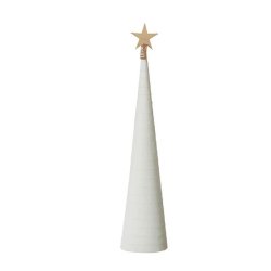 L�bech Living juletr� Snow cone hvid h�jde 49 cm og diameter 11 cm - Fransenhome
