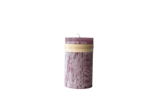 Lys Lyng h�jde 15 cm Timber Candle fra L�bech Living - Fransenhome