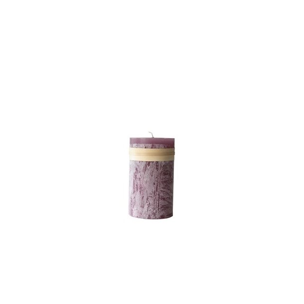 Lys Lyng h�jde 15 cm Timber Candle fra L�bech Living - Tinashjem