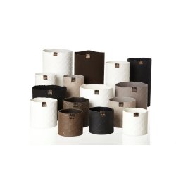 L�bech Living urtepotteskjuler Rounds hvid h�jde 13 cm mange farver st�ende sammen - Fransenhome