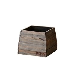 L�bech Living vase Woody Pot sort 16 x 16 x 13 cm - Fransenhome