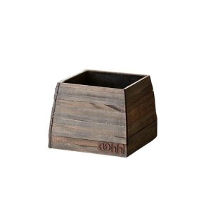 L�bech Living vase Woody Pot sort 16 x 16 x 13 cm - Fransenhome