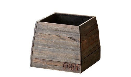 L�bech Living vase Woody Pot sort 21 x 21 x 17 cm - Fransenhome