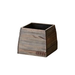 L�bech Living vase Woody Pot sort 21 x 21 x 17 cm - Fransenhome