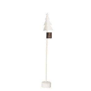 L�bech Living x-mas tree p� fod af tr� hvid h�jde 32,5 cm - Fransenhome