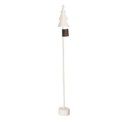 L�bech Living x-mas tree p� fod af tr� hvid h�jde 37,5 cm - Fransenhome