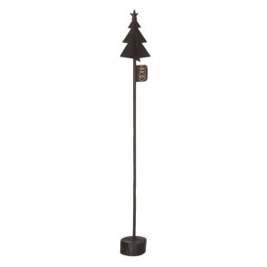 L�bech Living x-mas tree p� fod af tr� sort h�jde 37,5 cm - Fransenhome