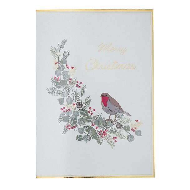 Leonora Merry Christmas kort og kuverter kort pakke med 6 stk. fra GreenGate - Tinashjem
