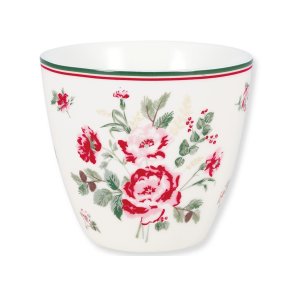 Leonora White latte cup fra GreenGate - Tinashjem