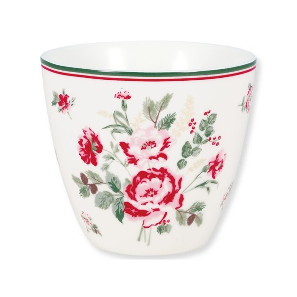 Leonora White latte cup fra GreenGate - Tinashjem
