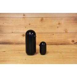 Normann Copenhagen Little Bird black 13,5 cm lille og stor sort - Fransenhome