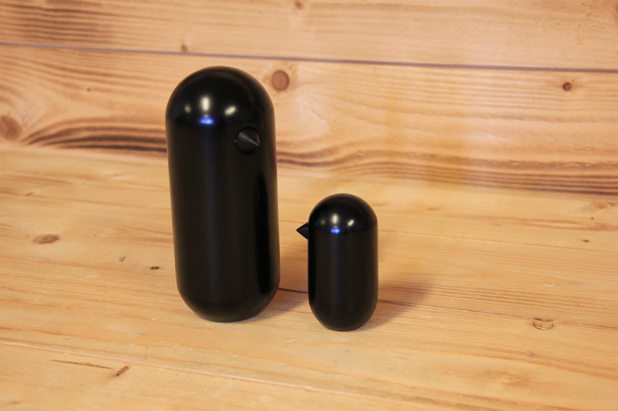 Normann Copenhagen Little Bird black 7 og 13,5 cm 2 stk. sorte - Fransenhome