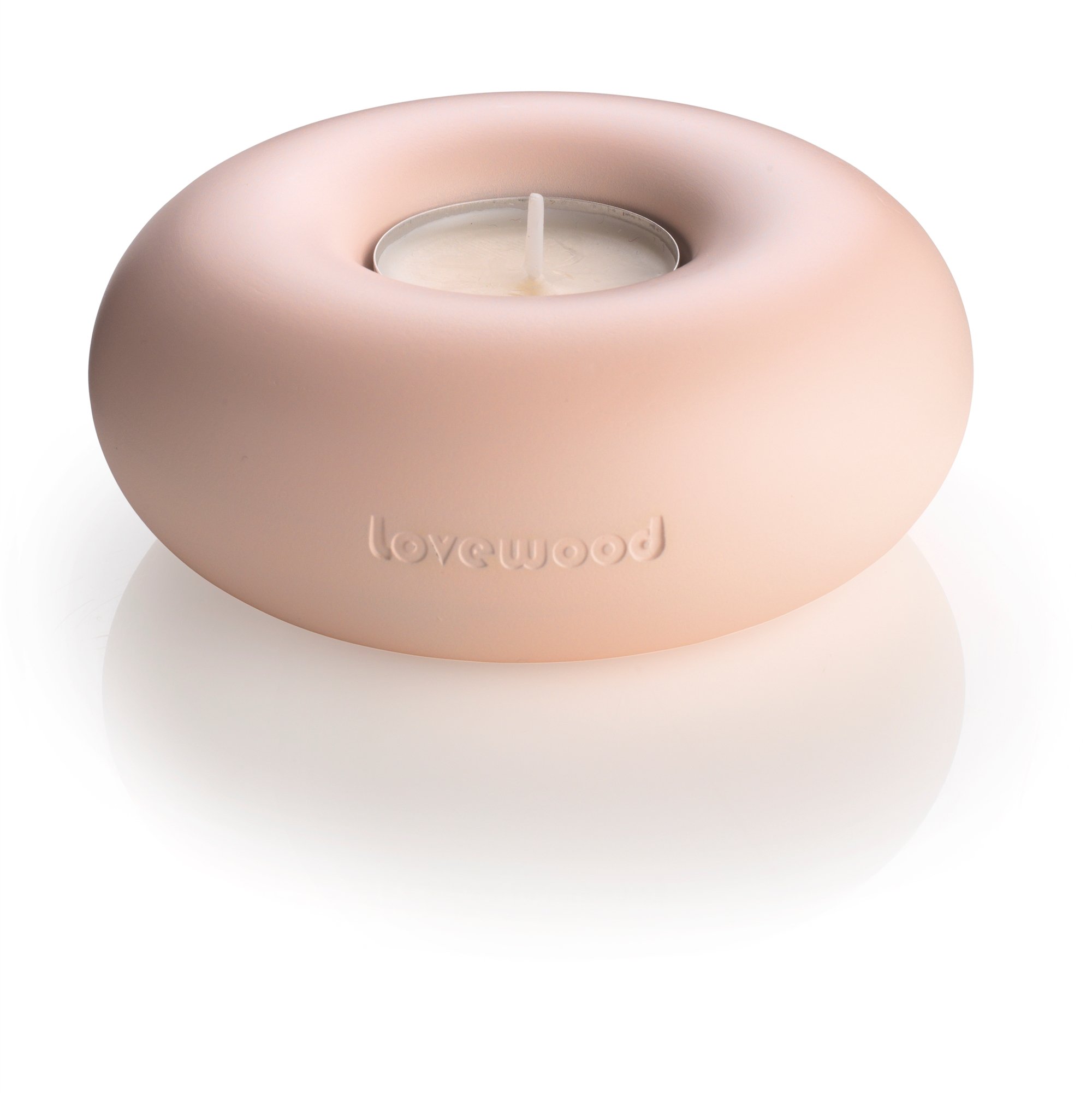 The Donut fyrfadsstage rosa fra Lovewood - Fransenhome