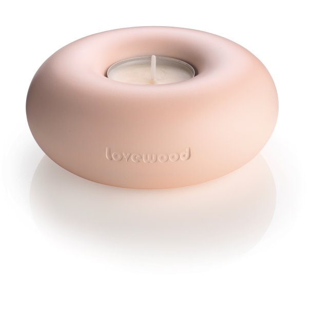 The Donut fyrfadsstage rosa fra Lovewood - Tinashjem