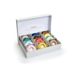 The Donut fyrfadsstage sort eg fra Lovewood i kasse med mange farver - Fransenhome