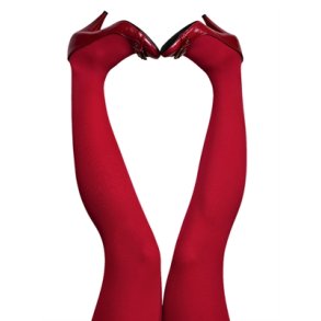 Str�mper Loving Red 60 denier fra du Milde - Tinashjem