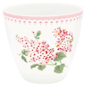 Luna White latte cup fra GreenGate - Tinashjem