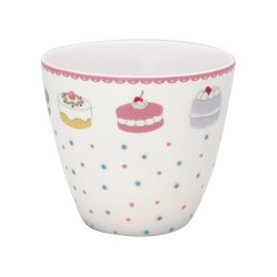 Madelyn White latte cup fra GreenGate - Tinashjem