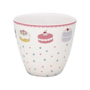 Madelyn White latte cup fra GreenGate - Tinashjem