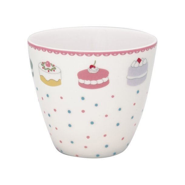 Madelyn White latte cup fra GreenGate - Tinashjem