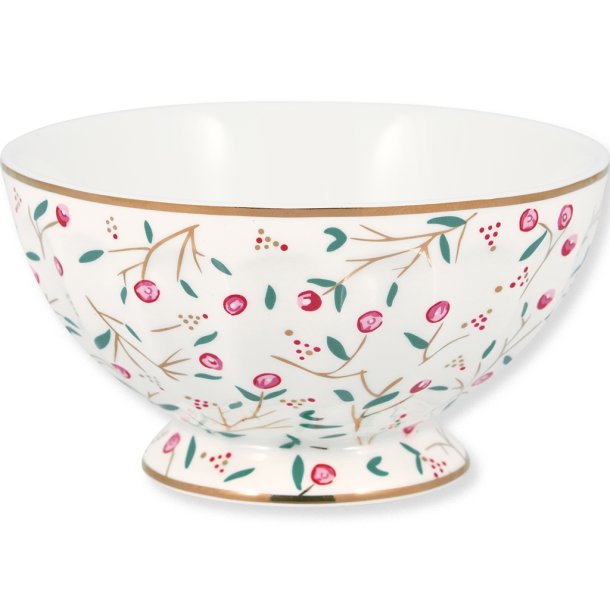 Maise White french bowl XL 13,5 cm fra GreenGate - Tinashjem
