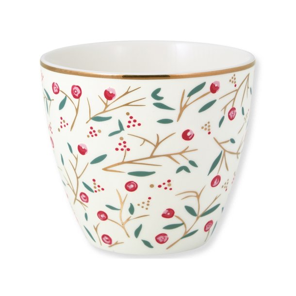 Maise White latte cup fra GreenGate - Tinashjem