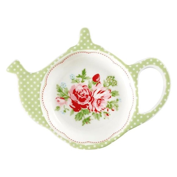 Mary White teabag holder fra GreenGate - Tinashjem