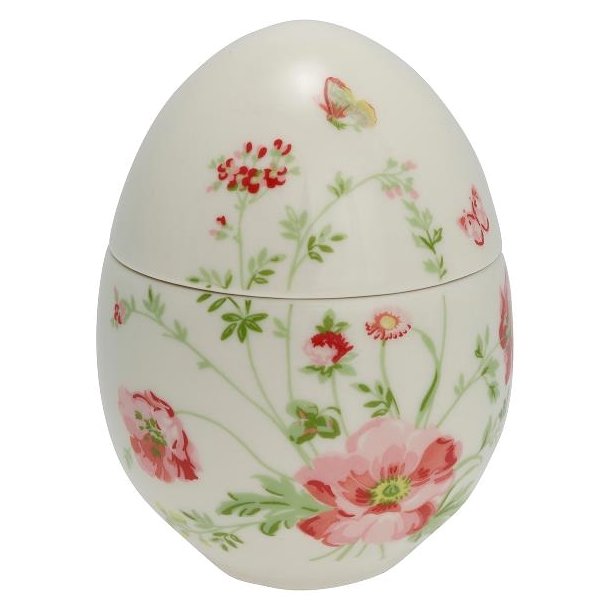 Meadow White storage jar small fra GreenGate - Tinashjem